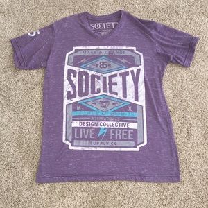 Buckle Brand-Men’s Society V Neck Shirt